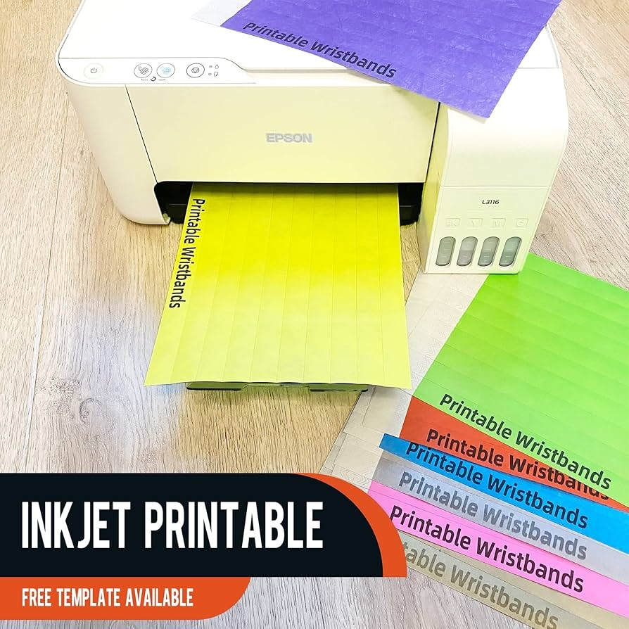 printable paper wristbands