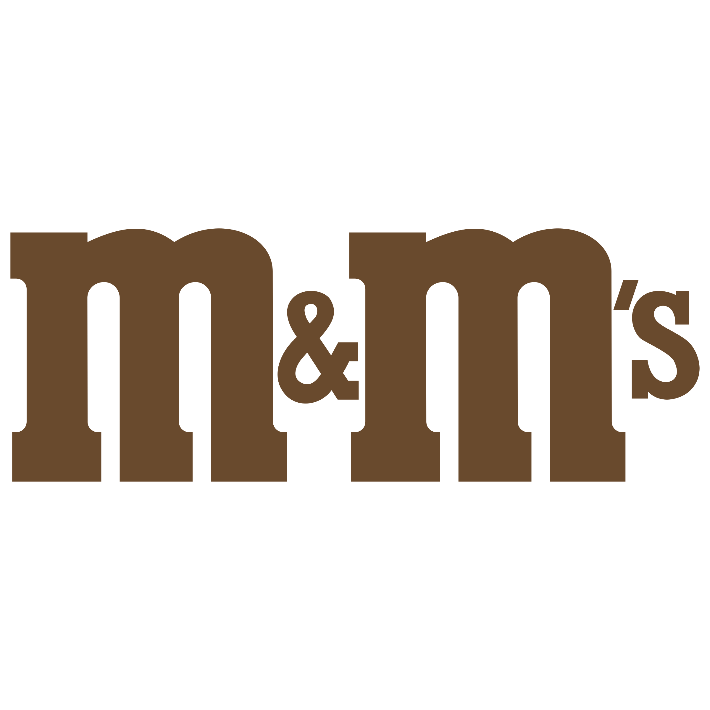 m&m template printable
