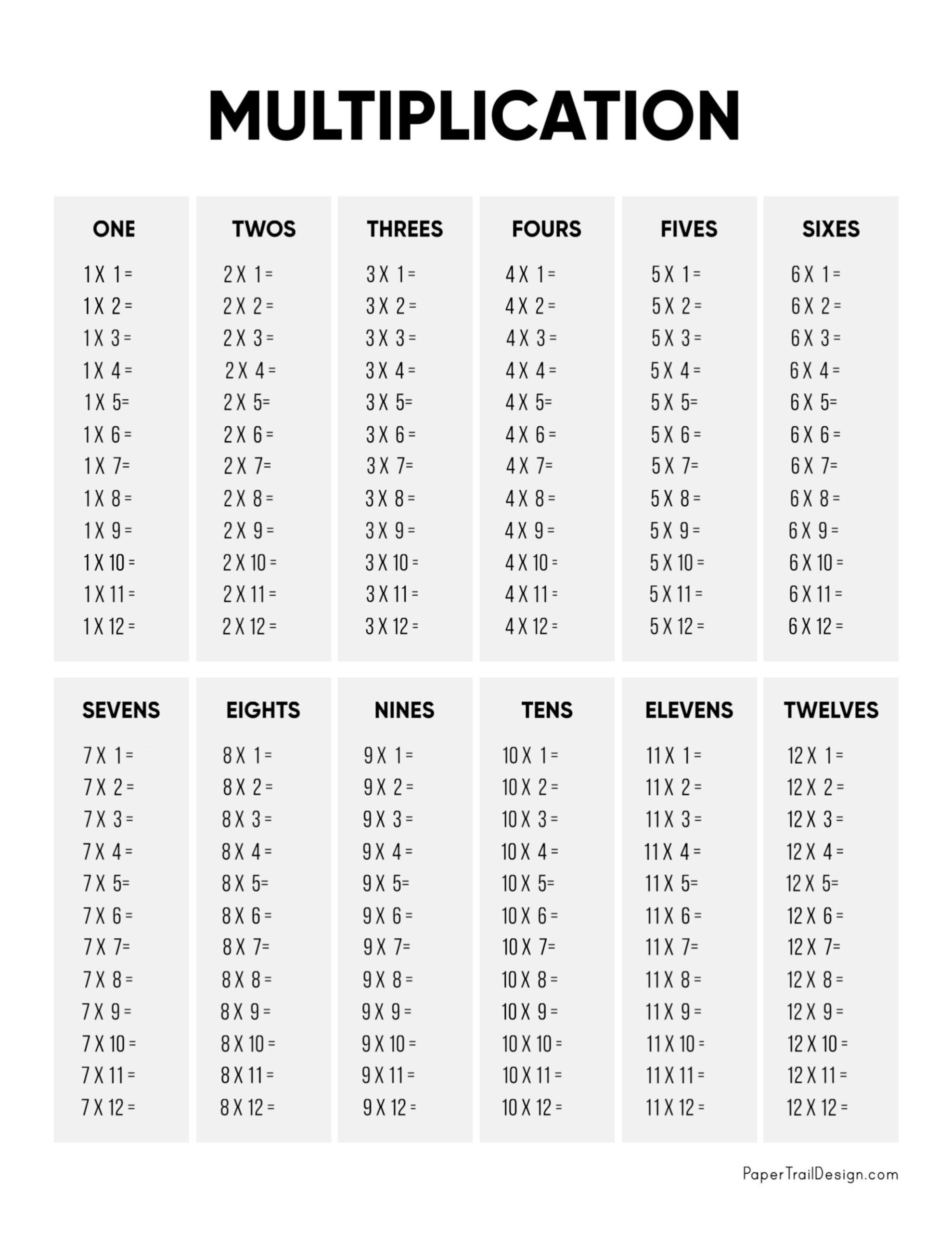 printable times