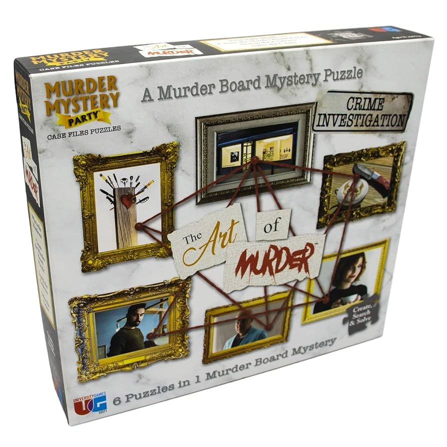 Murder Mystery Party Case File Puzzle The Art Of Murder 1000 Piece Puzzle For Ages 14 Solve Crime With Evidence Includes Poster Fun Family U0026 Friends Activity Amazon au Toys U0026 Games