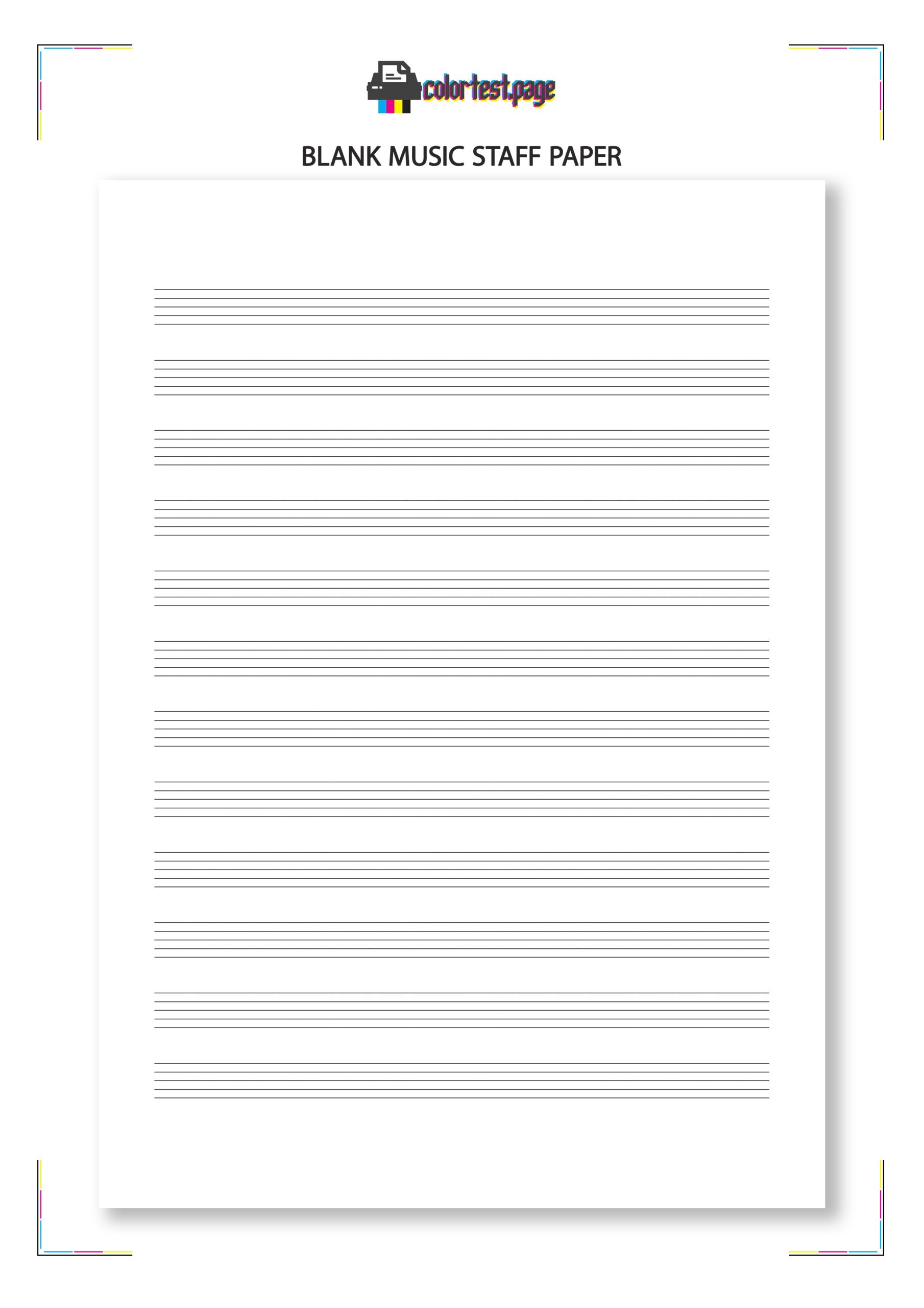 printable staff paper free