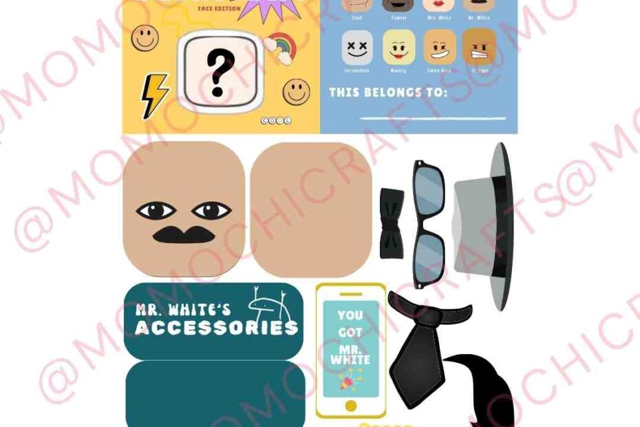 My Mini Blind Bag Face Edition Letter sized Blind Bag Template For Non borderless Print By Sociallyeuni Raket PH