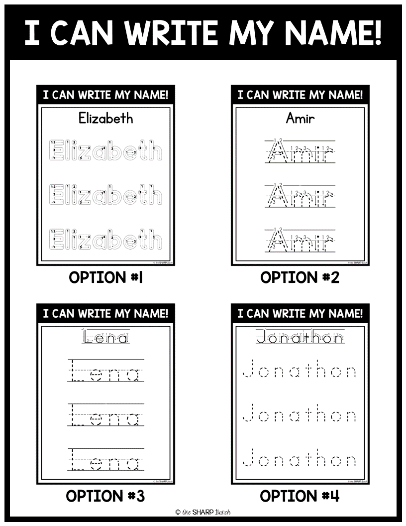 i can write my name worksheet
