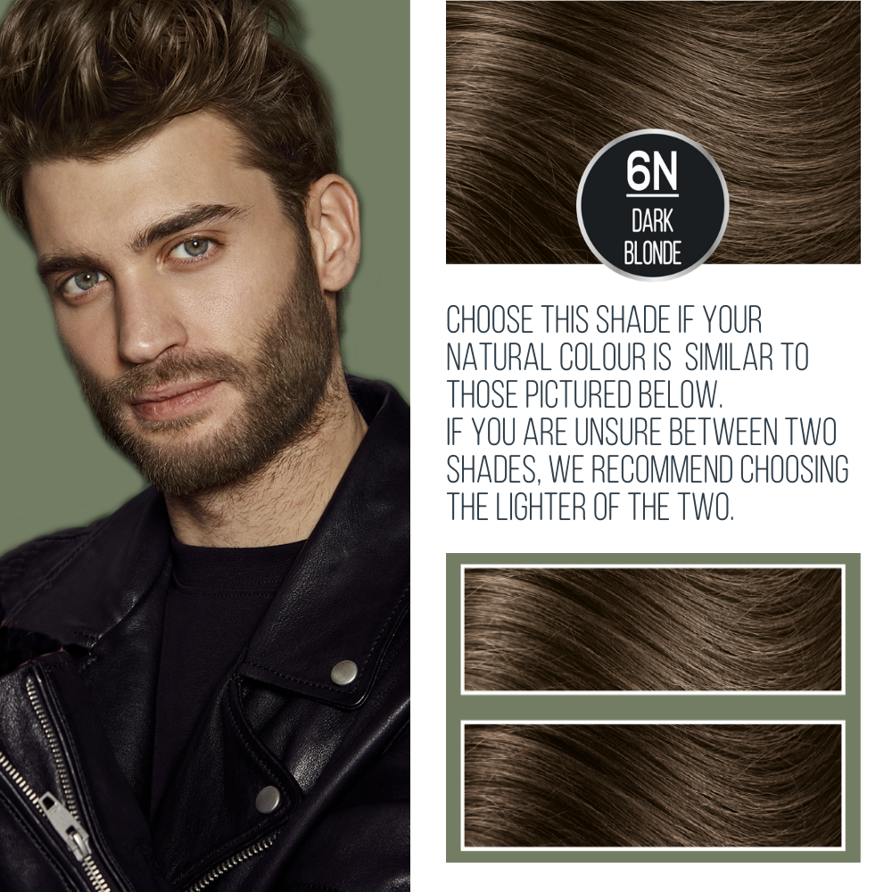 Naturtint Men Permanent Hair Colour Gel 6N Dark Blonde 170ml Naturtint