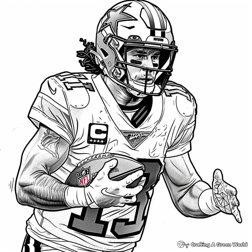 Nfl Football Coloring Pages Free U0026 Printable 