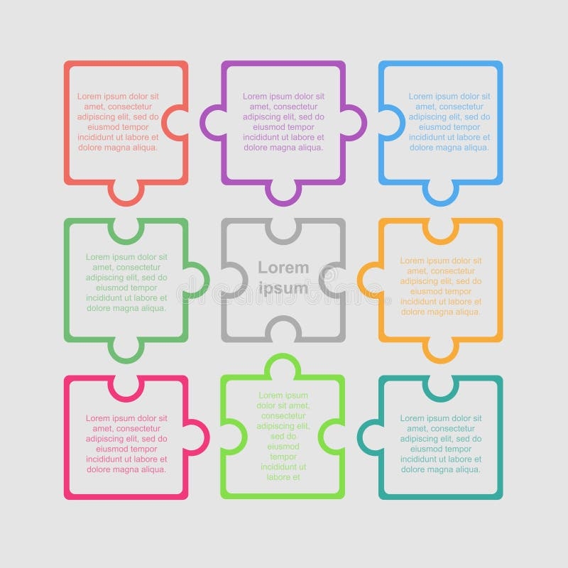 nine dot puzzle template