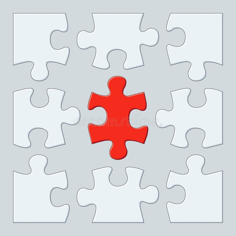 Nine Puzzle Stock Illustrations 888 Nine Puzzle Stock 