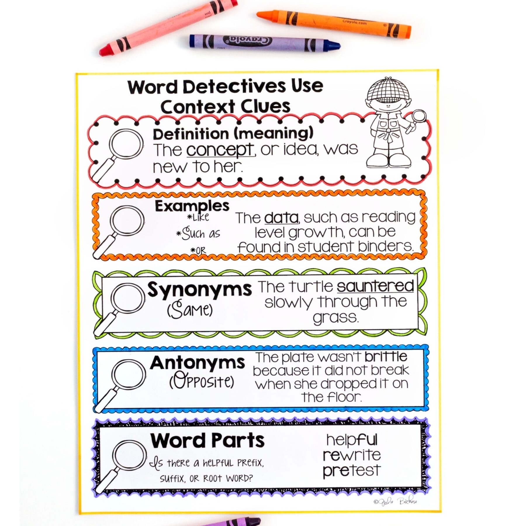 context clues worksheets 3rd grade