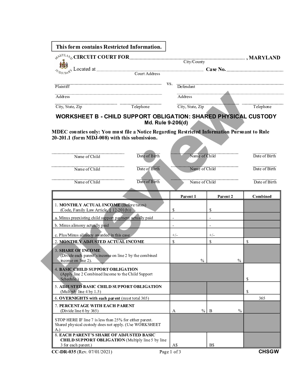 North Carolina Child Support Worksheet B Child Support 47 OFF 