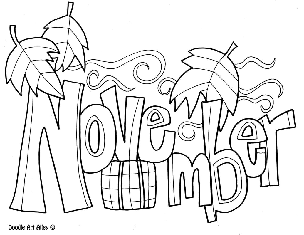 november coloring pages printable