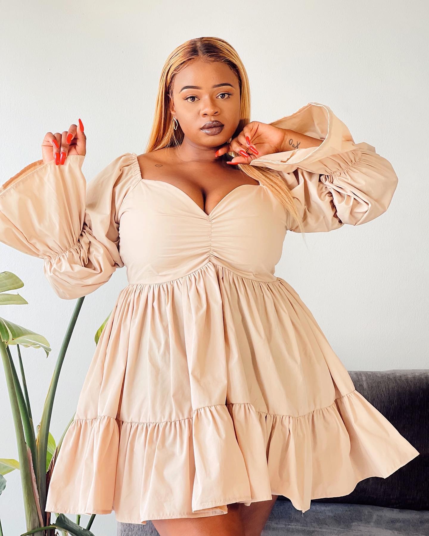 dress color nude