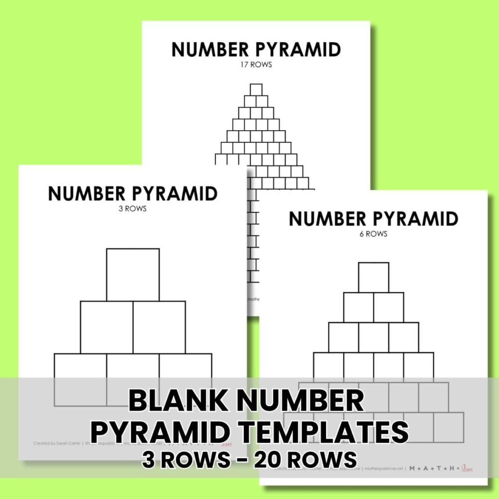 pyramid puzzle paper template