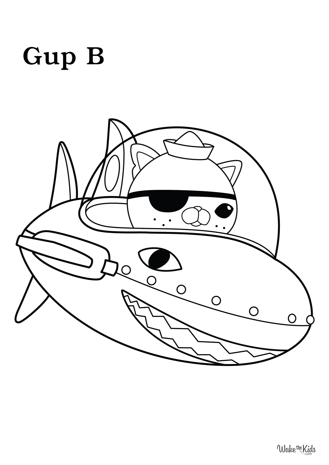 Octonauts Coloring Pages Free Printable PDFs WakeTheKids
