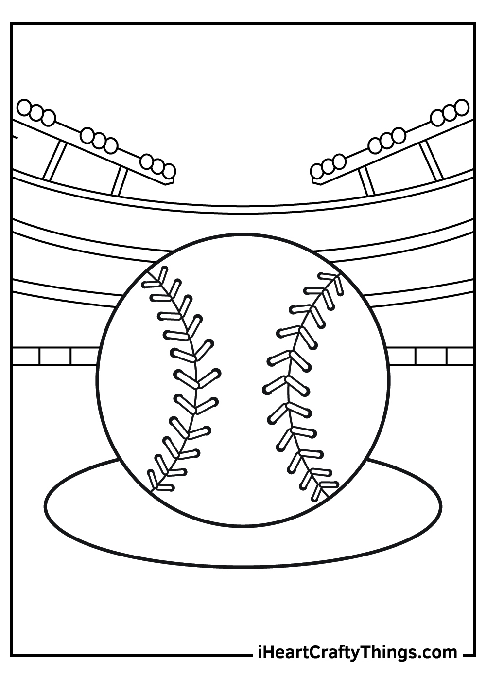 Online Baseball Coloring Pages And Printable For Kindergarten 100 