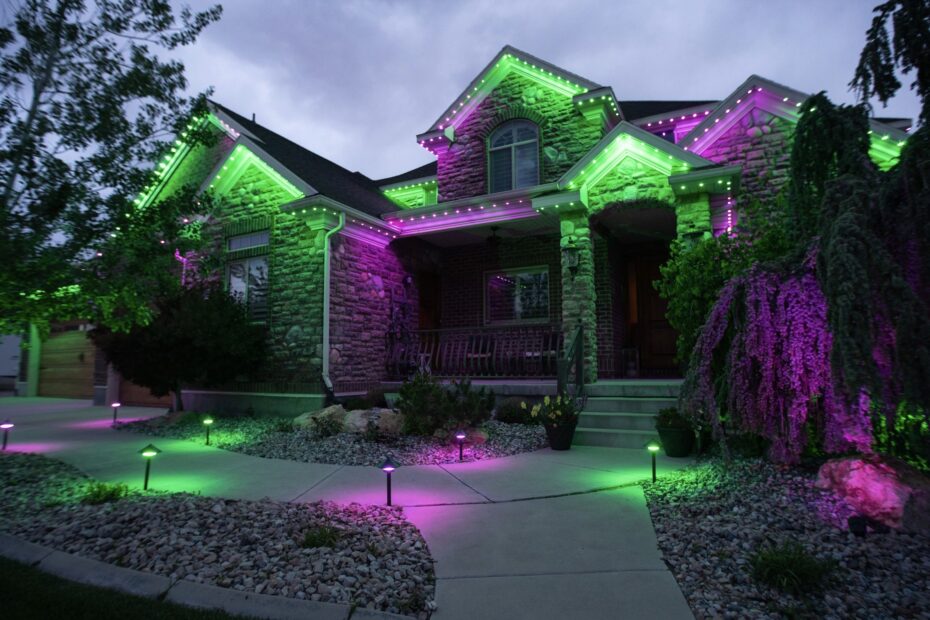 Outdoor Color Changing Lights JellyFish Lighting Permanent Outdoor LED Lighting