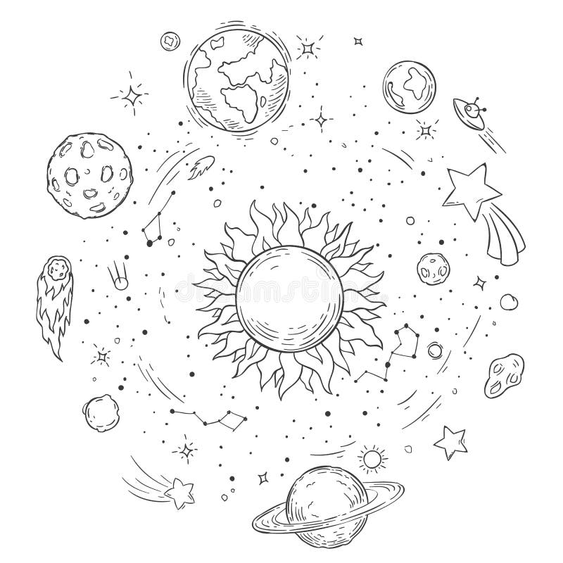 Outer Space Coloring Stock Illustrations 1 130 Outer Space Coloring Stock Illustrations Vectors U0026 Clipart Dreamstime