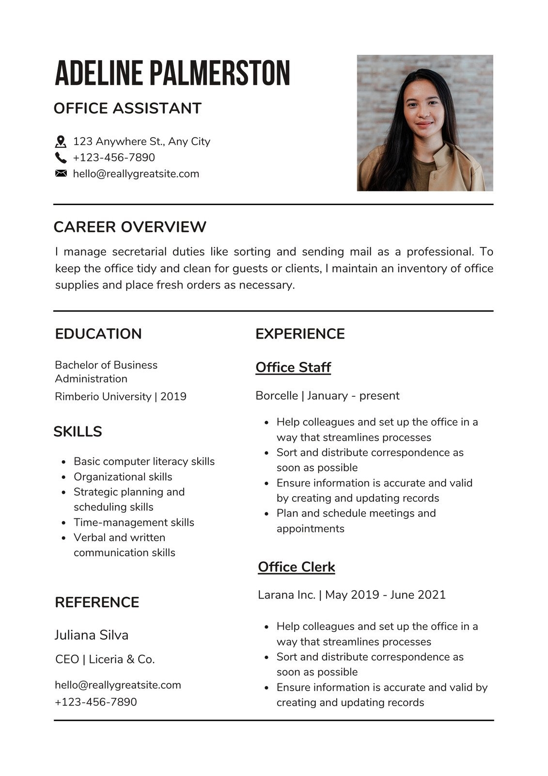 Page 18 Free Printable Resume Templates You Can Customize Canva