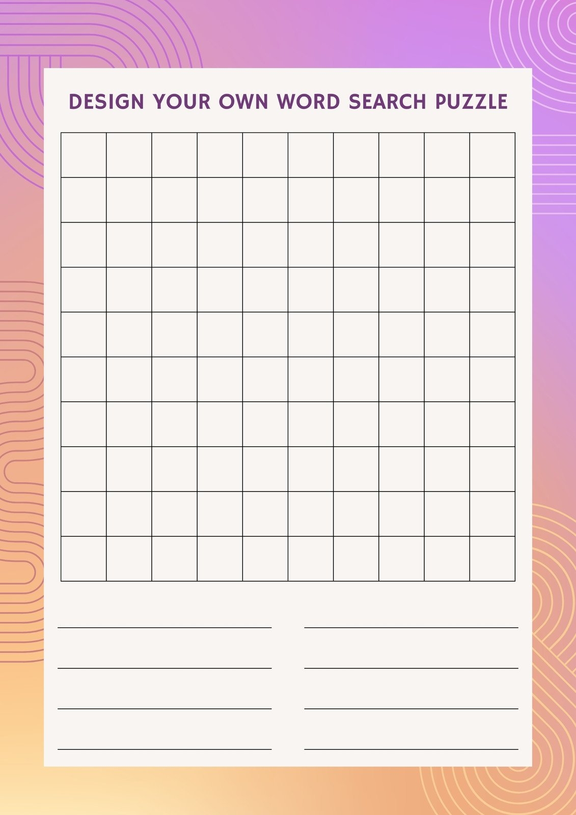 Page 2 Free Editable Puzzle Templates Canva