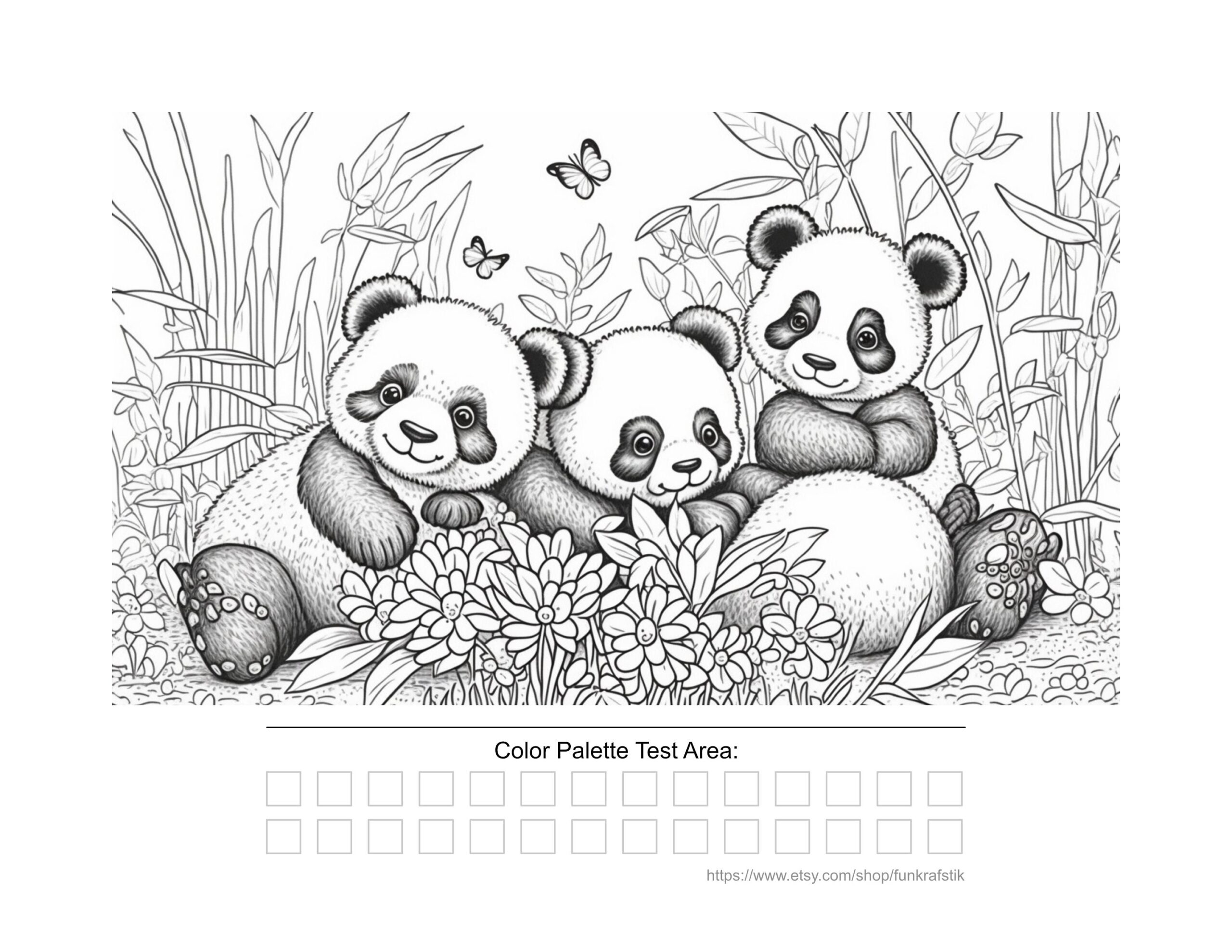 Panda Bear Cubs Coloring Pages For Adults 16 Adult Coloring Pages 