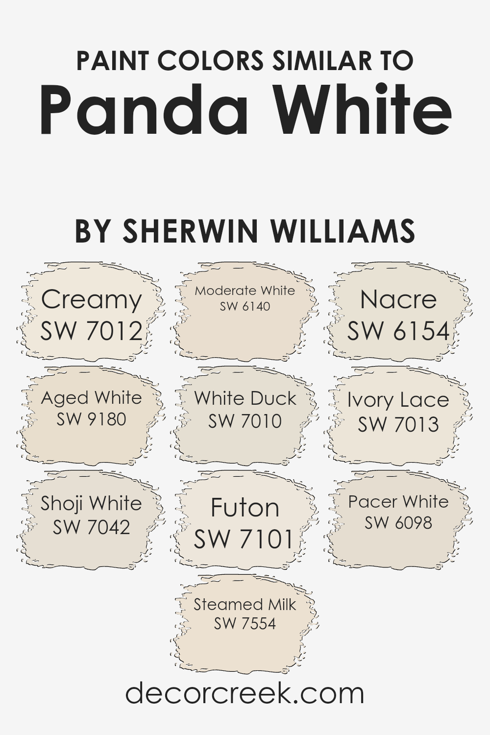 Panda White SW 6147 Paint Color By Sherwin Williams DecorCreek
