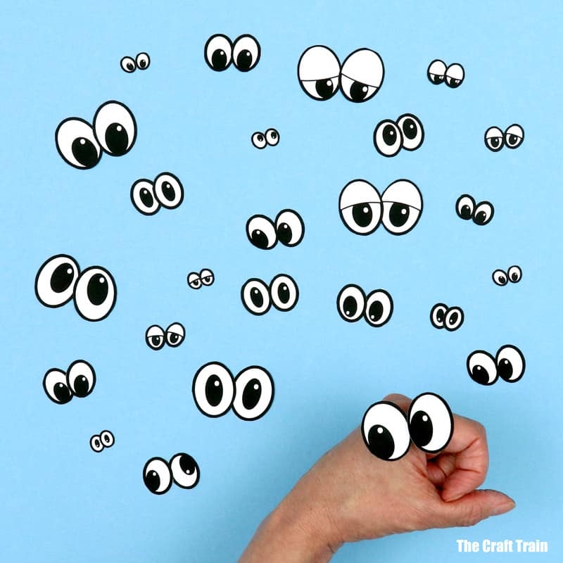 Paper Googly Eyes The Craft Train
