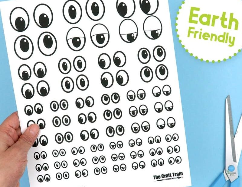 Paper Googly Eyes The Craft Train