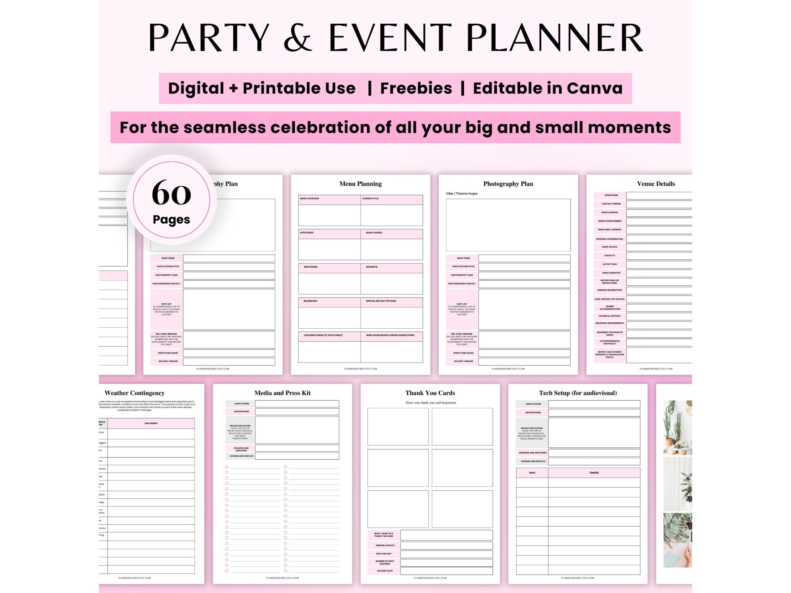 event planning template