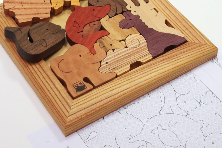 PDF PLAN Wood Puzzle Puzzle Template Animal Toys Kids Puzzles Art Puzzle Puzzle Plan PDF Etsy