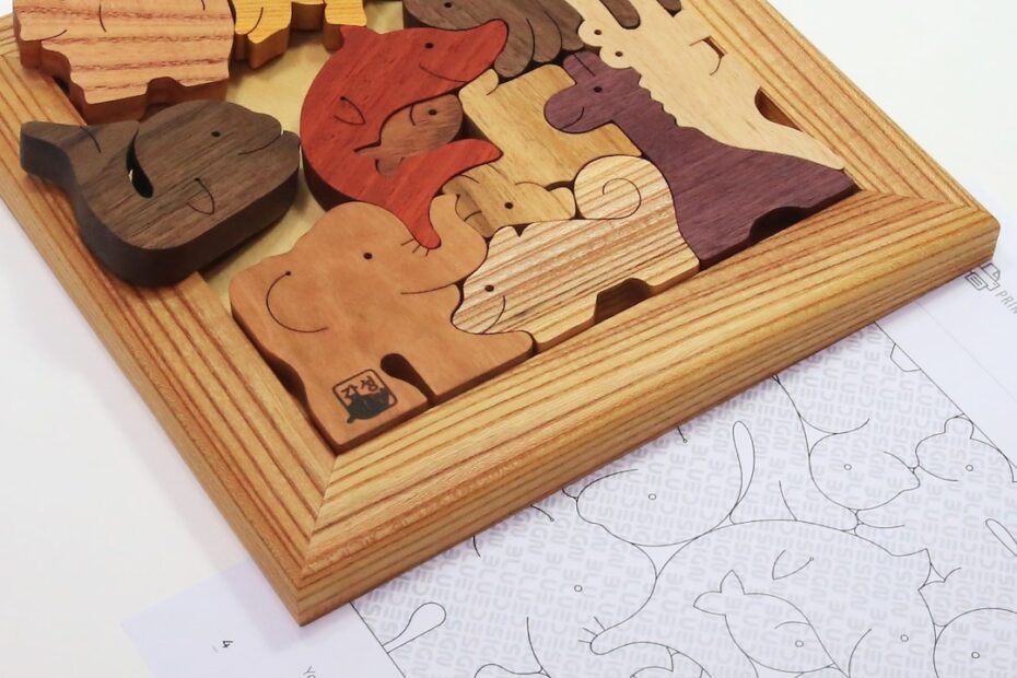 PDF PLAN Wood Puzzle Puzzle Template Animal Toys Kids Puzzles Art Puzzle Puzzle Plan PDF Etsy