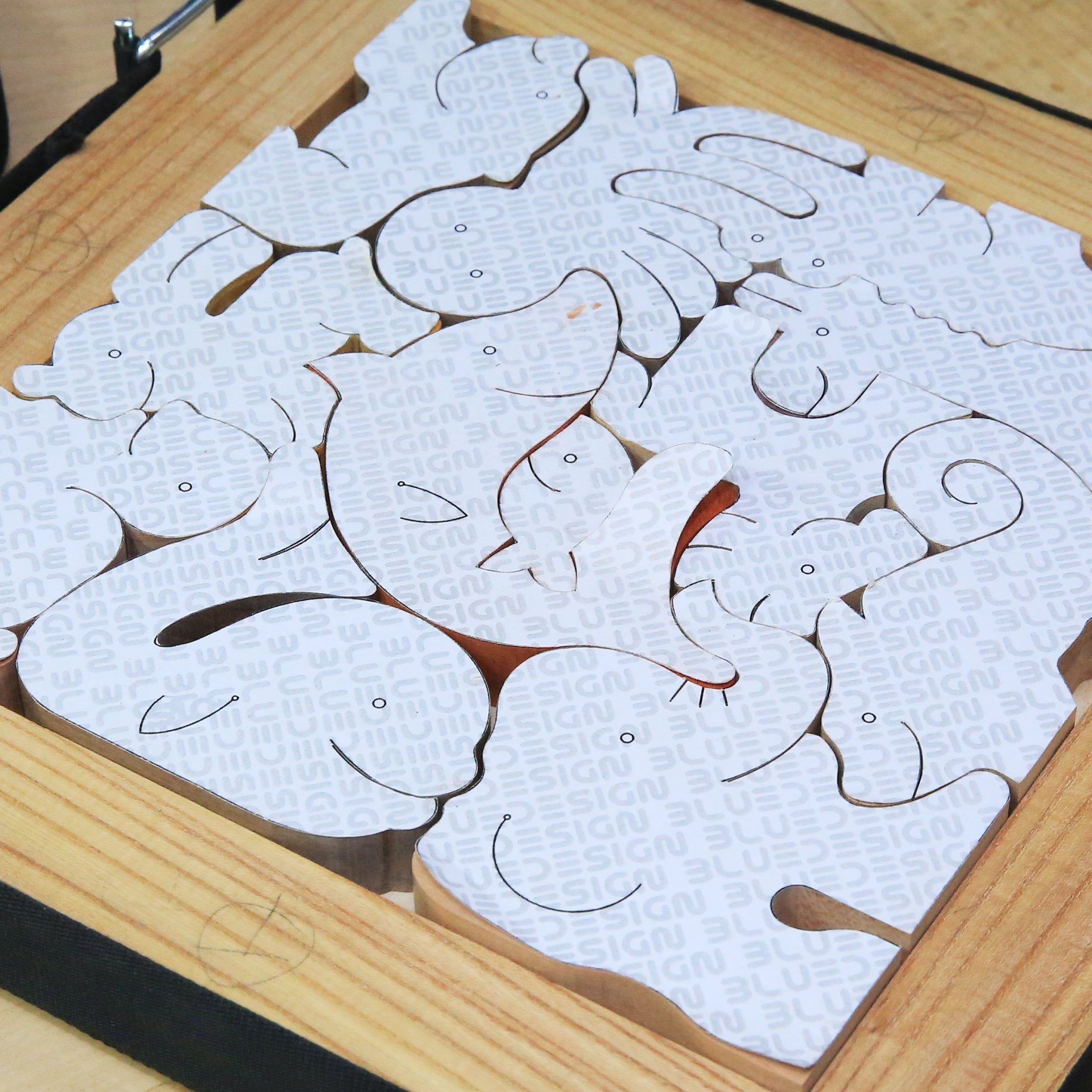 template for wood puzzle