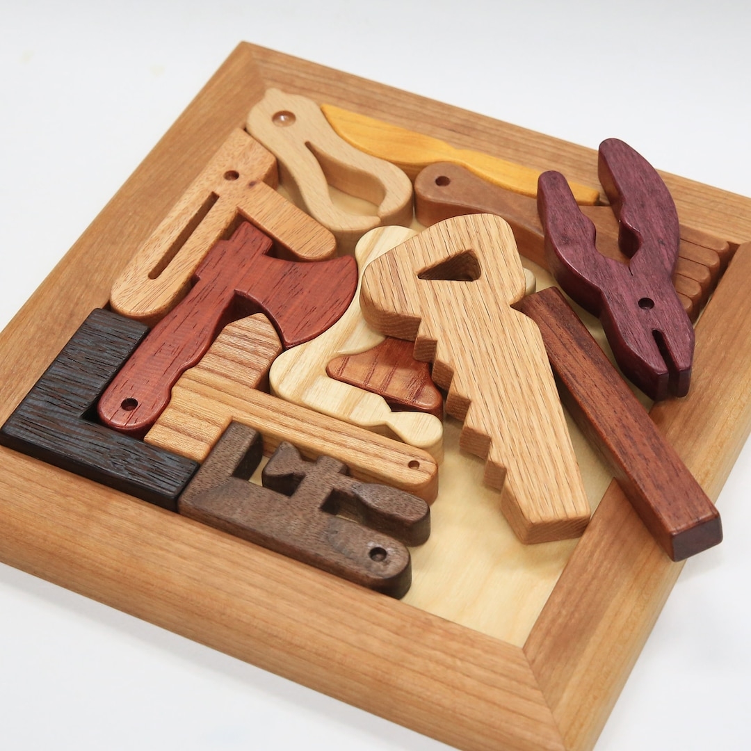 PDF PLAN Woodworking Puzzle Wood Puzzle Puzzle Template Animal Toys Kids Puzzles Art Puzzle Puzzle Plan PDF Etsy