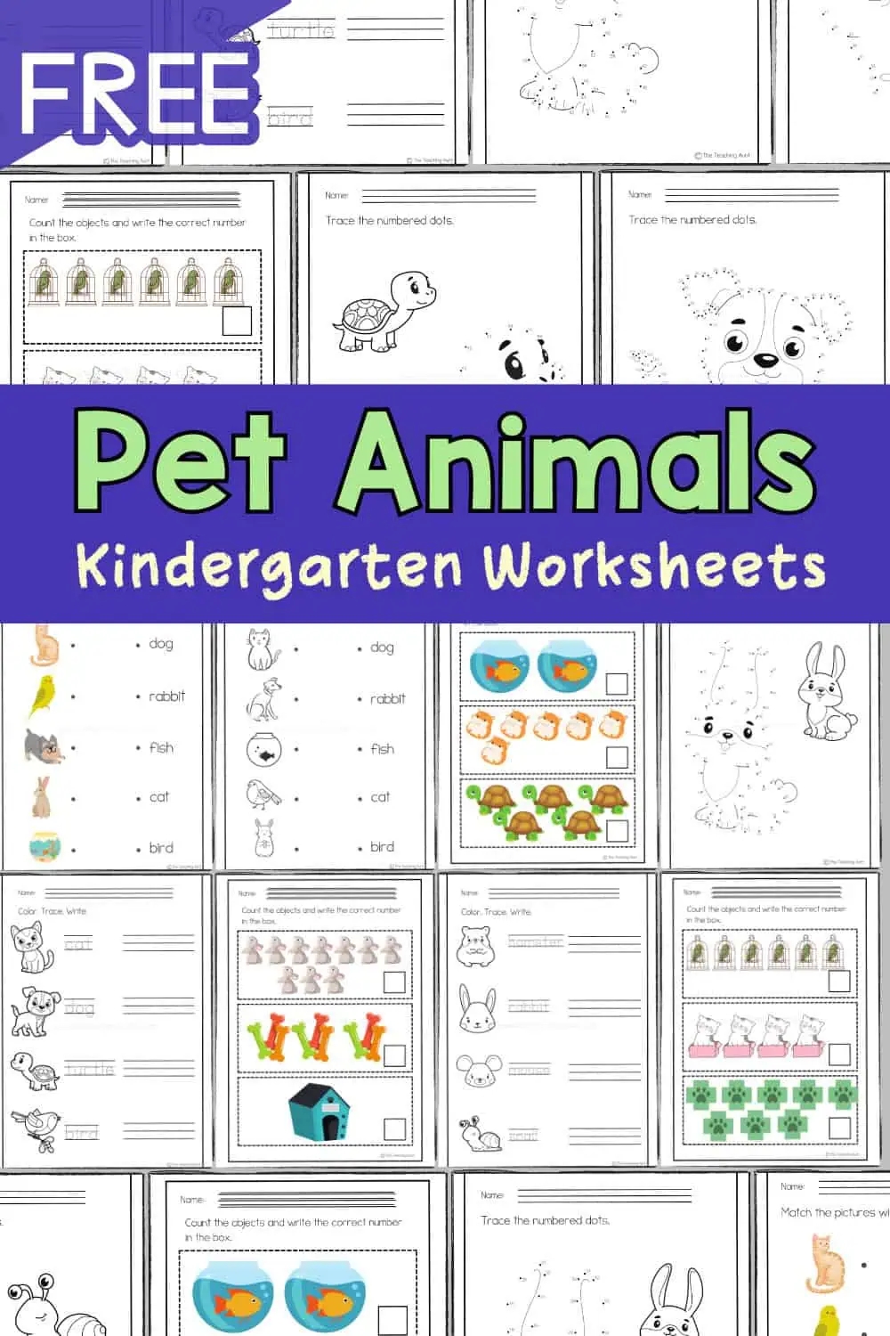 Pet Animals Worksheets The Teaching Aunt