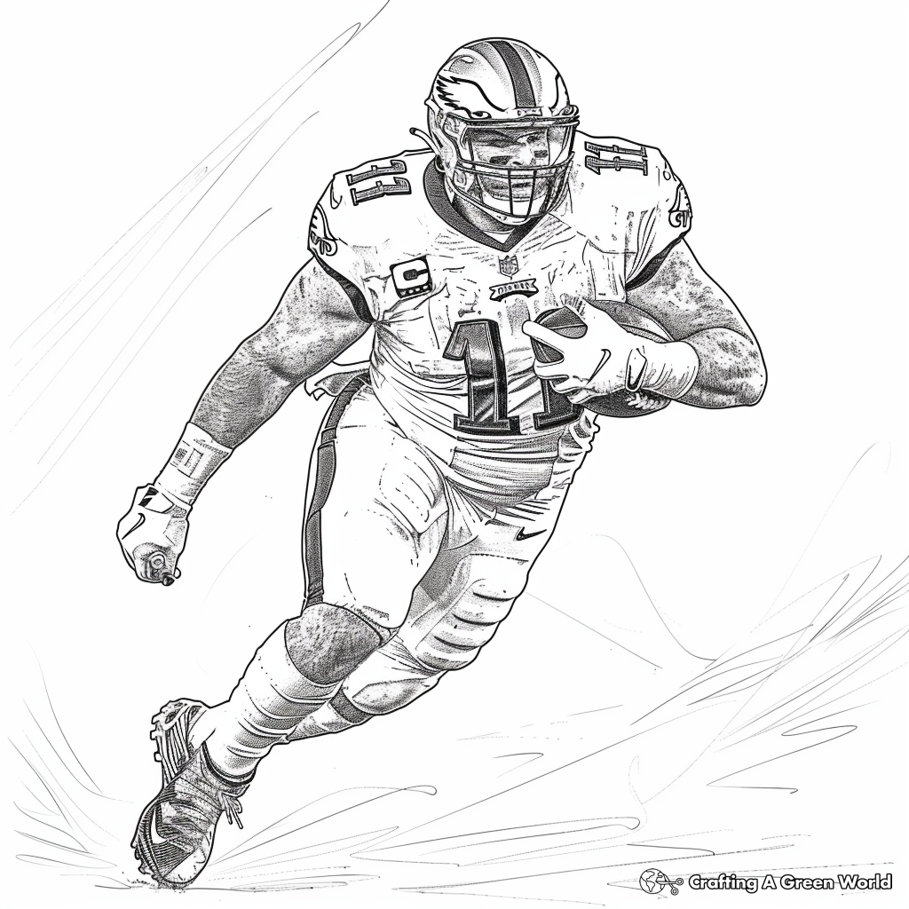 Philadelphia Eagles Coloring Pages Free U0026 Printable 