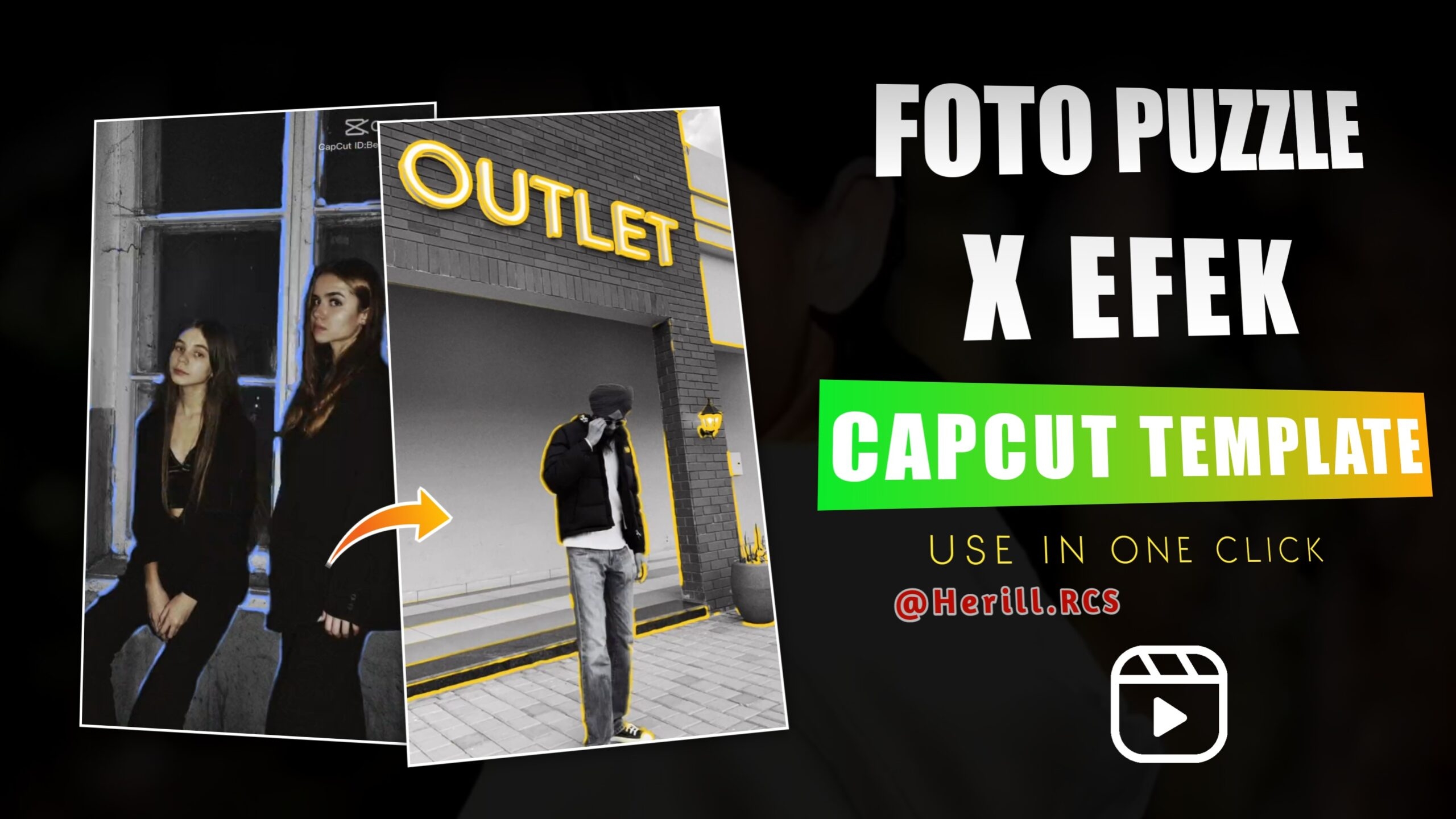 puzzle template capcut