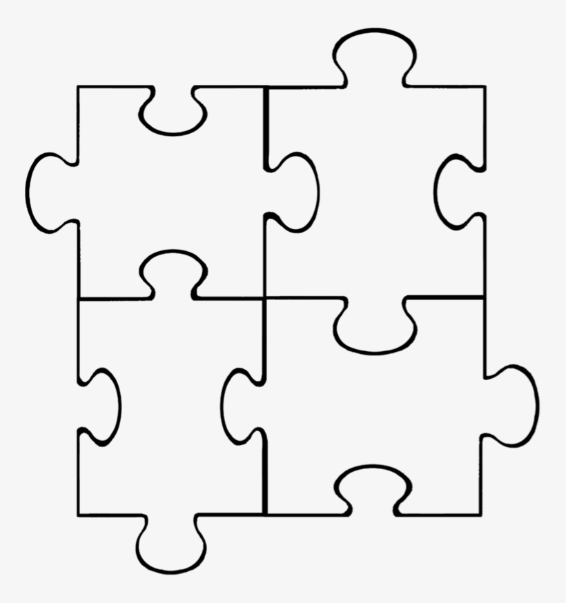 Pieces Template April Onthemarch Puzzle Pieces Template Transparent PNG 747x794 Free Download On NicePNG