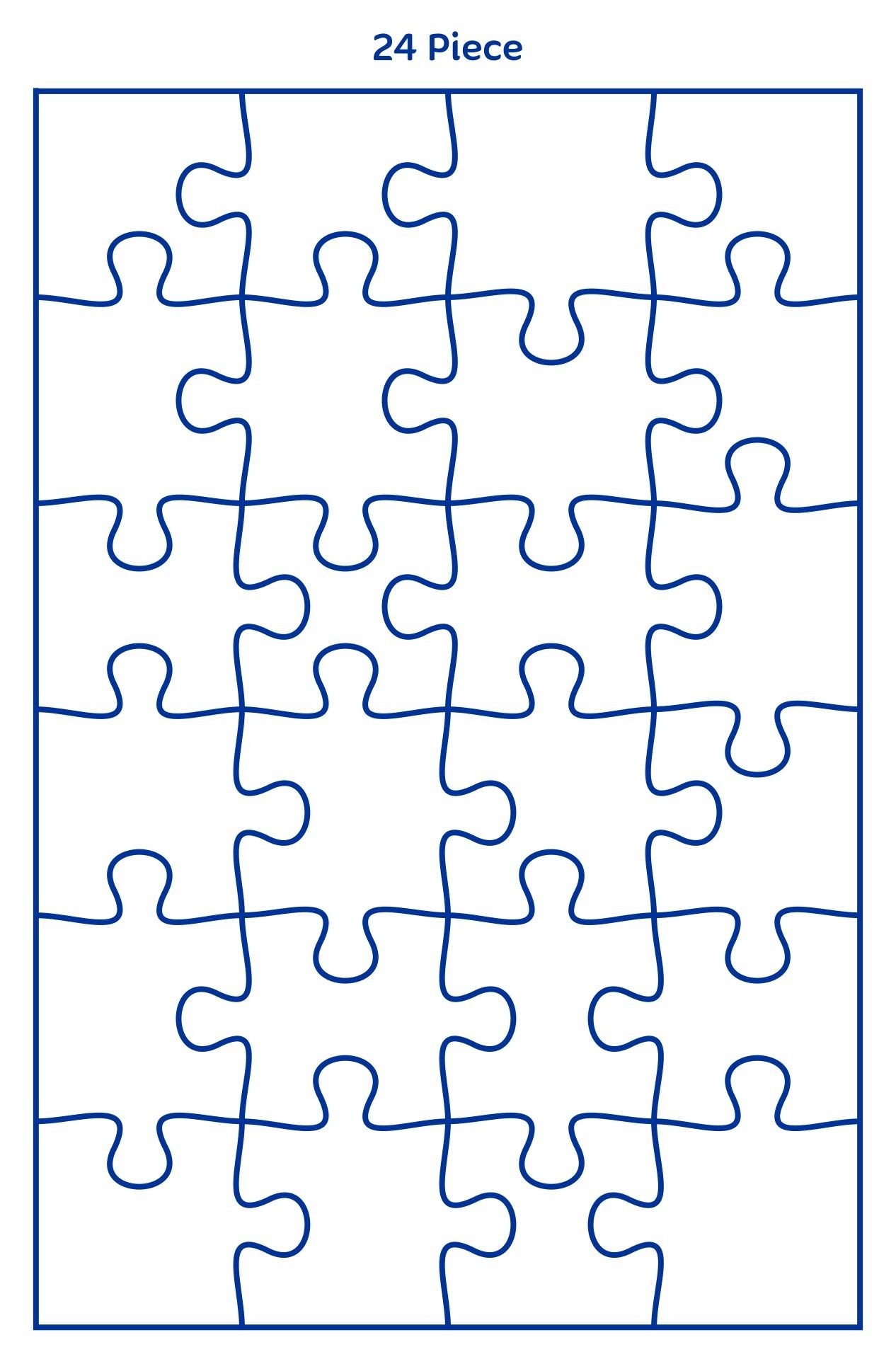 Pin By Paula De Simone On Rompecabezas Puzzle Piece Template 