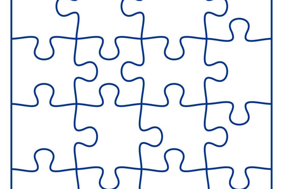Pin By Paula De Simone On Rompecabezas Puzzle Piece Template