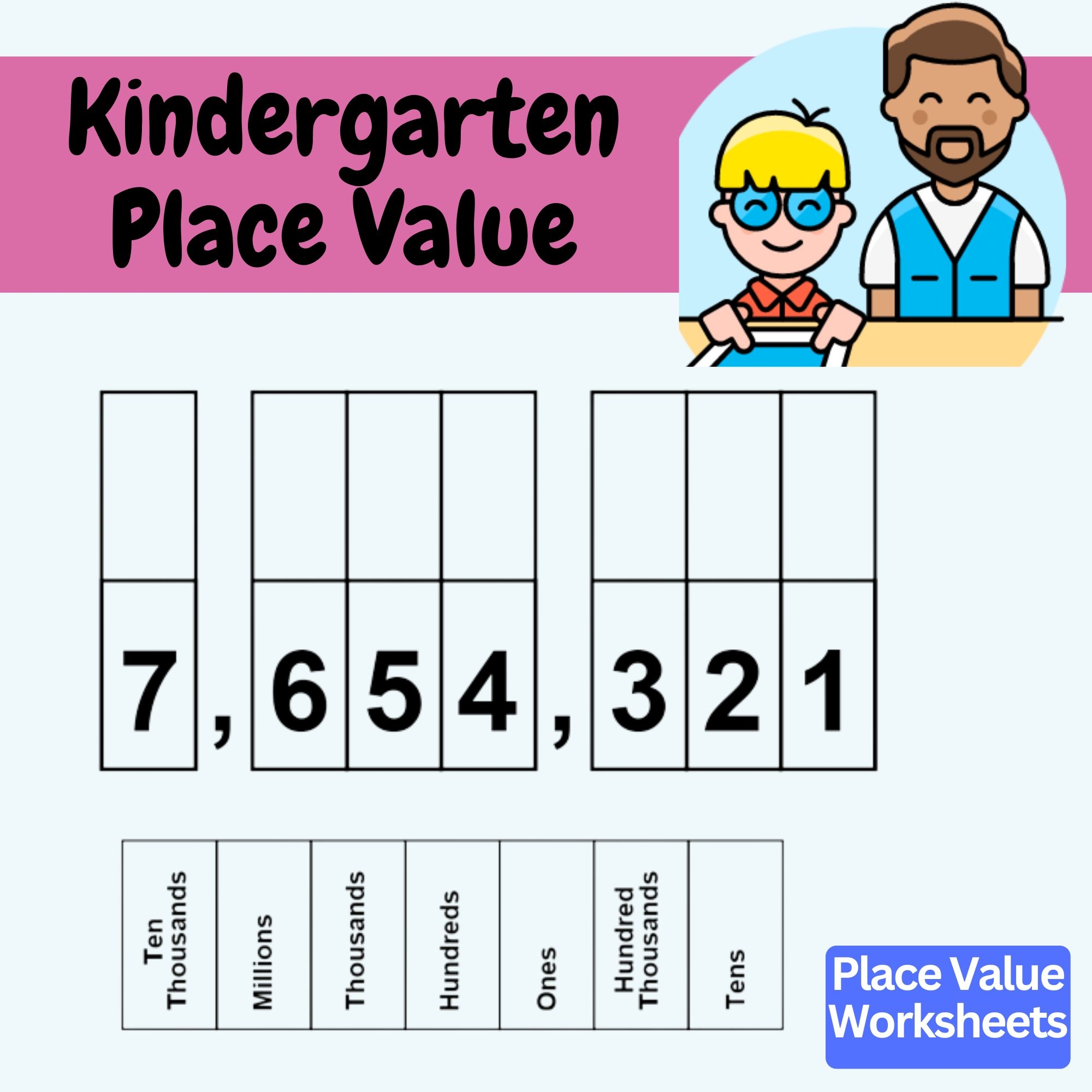 Place Value Worksheets Kindergarten Place Value Worksheets 