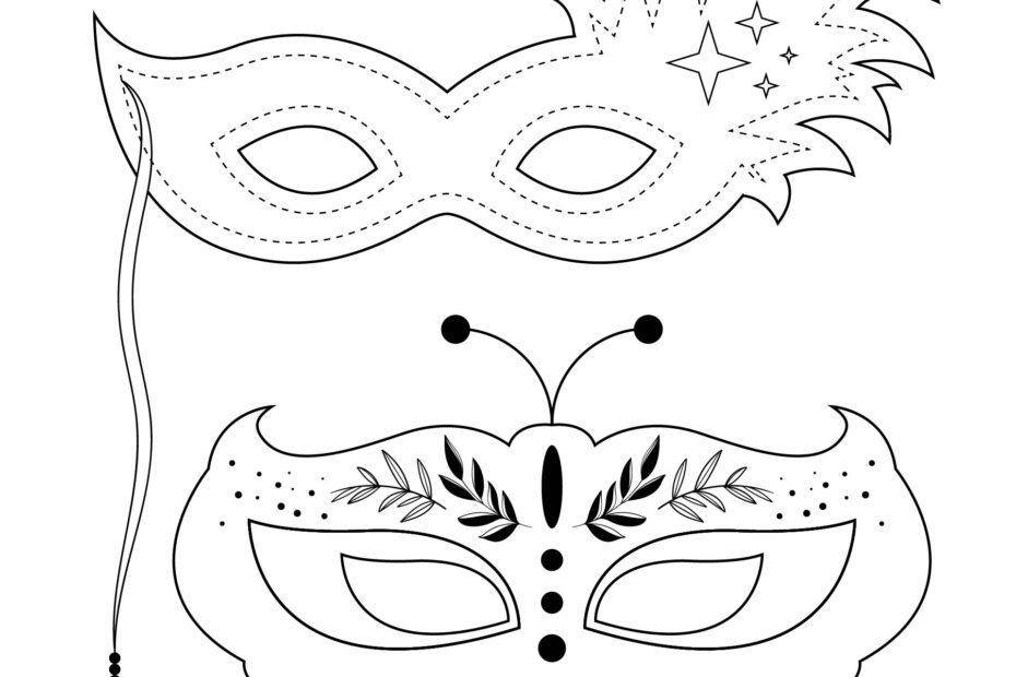Plain Masks Templates 10 Free PDF Printables Printablee