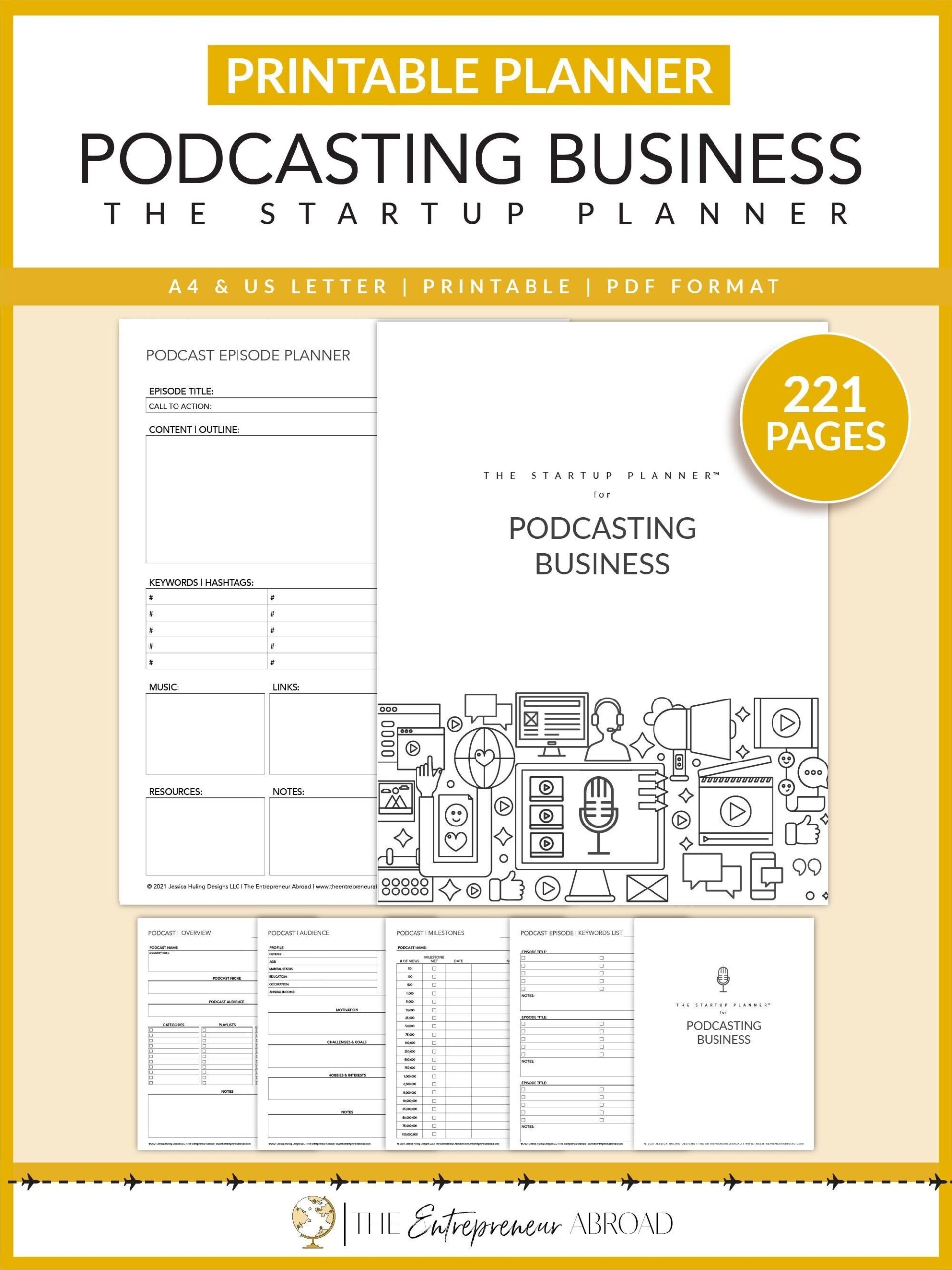 Podcasting Business Planner Podcast Content Planner Episode 