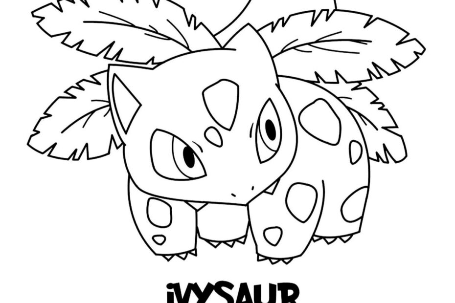 Pokemon Coloring Pages Etsy
