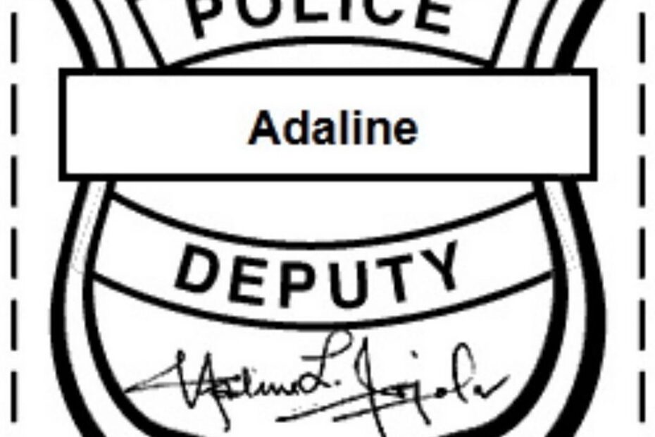 Police Badge Template Printable Alphabet Charts