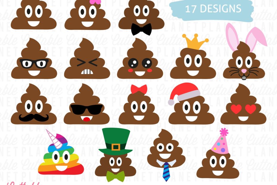 Poop Emoji Svg Poop Emoji Clip Art Svg Poop Emoji Png Poop Emoji Printable Poop Emoji Shirt Christmas Poop Rainbow Poop Png Etsy UK