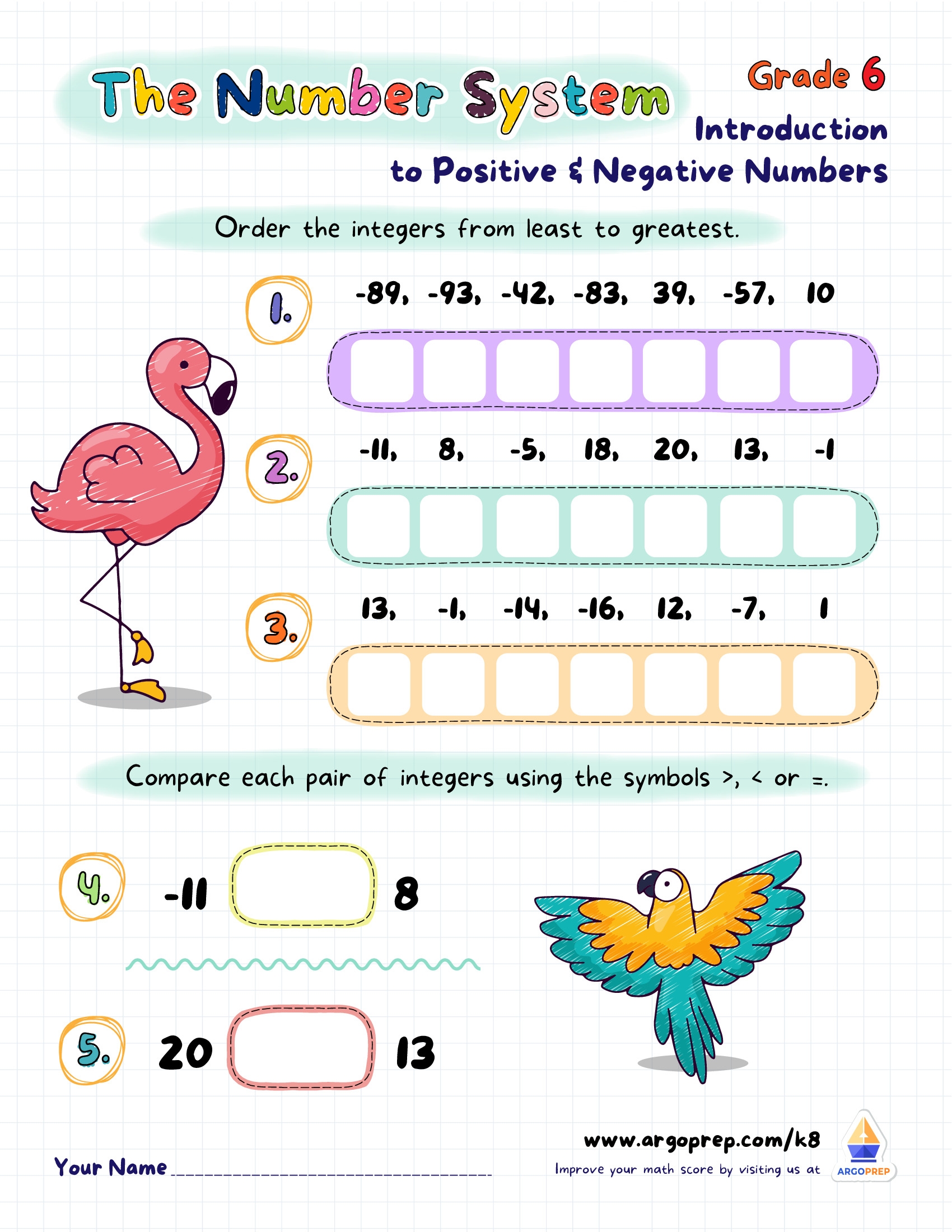 Positive Or Negative ArgoPrep