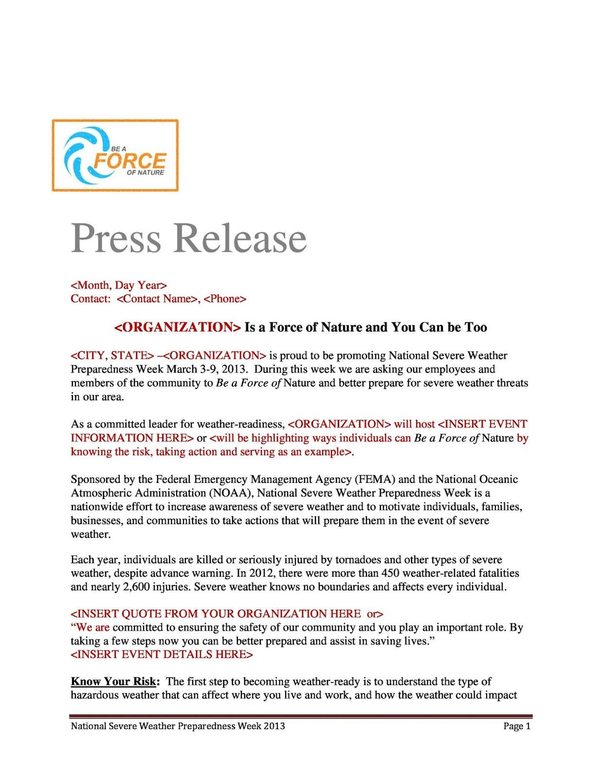 Press Release Types Templates And Examples To Draft One