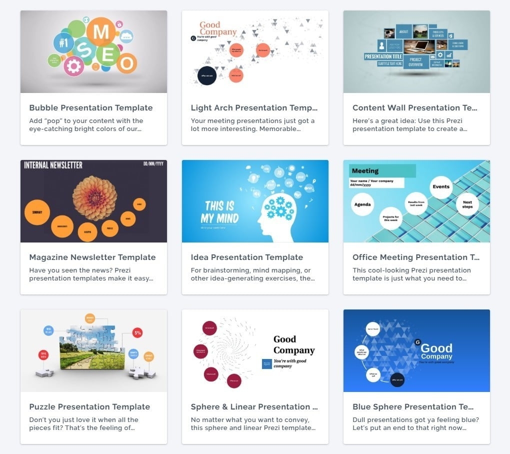 prezi template puzzle