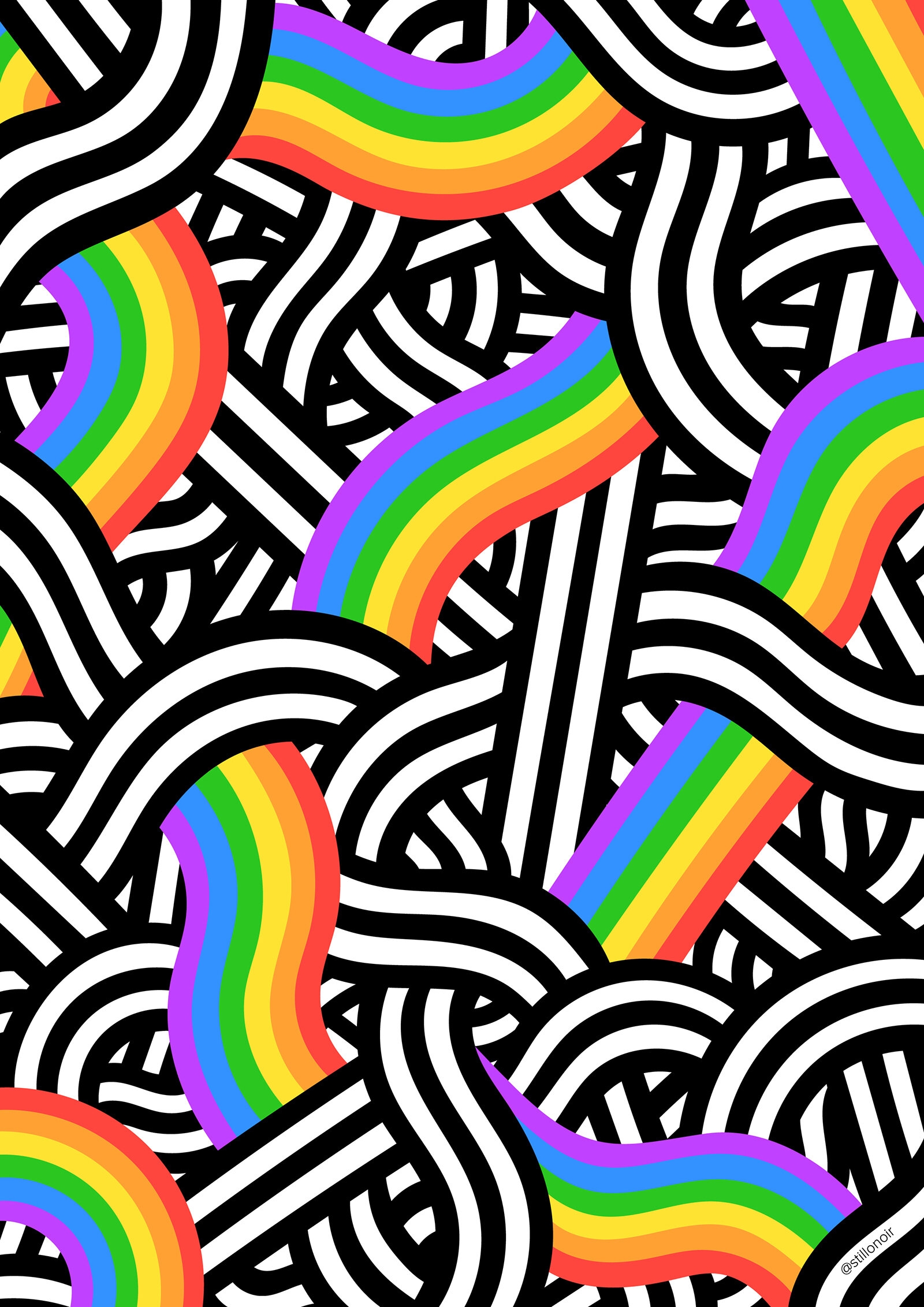 colored background iphone pride flag wallpaper