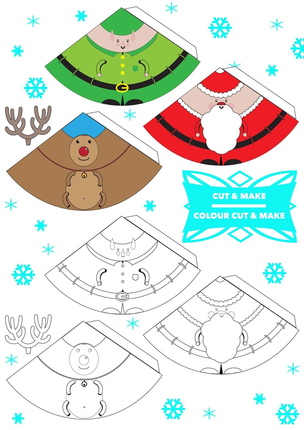 free printable christmas crafts