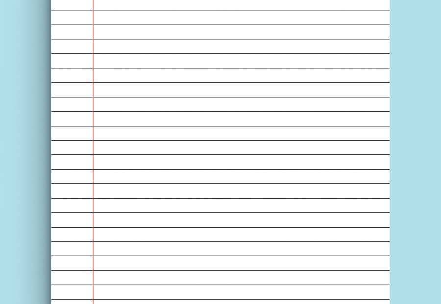 Printable A4 Lined Paper Template Word Google Docs PDF Adobe Illustrator Adobe Photoshop Highfile