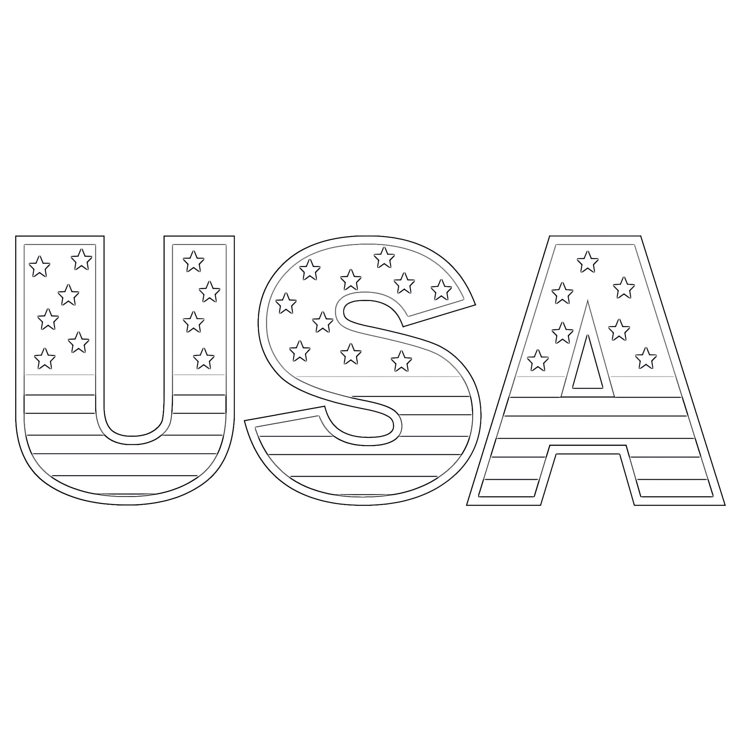 Printable American Flag Coloring Page Coloring Pages Mimi Panda